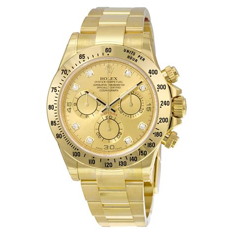 Rolex Cosmograph Daytona watch: 18 ct yellow gold